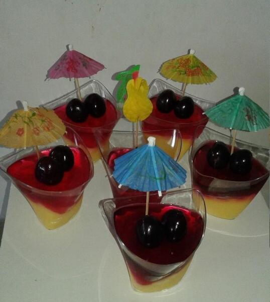 عکس کاسترد و ژله