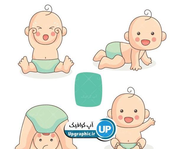 عکس دانلود وکتور نوزاد
