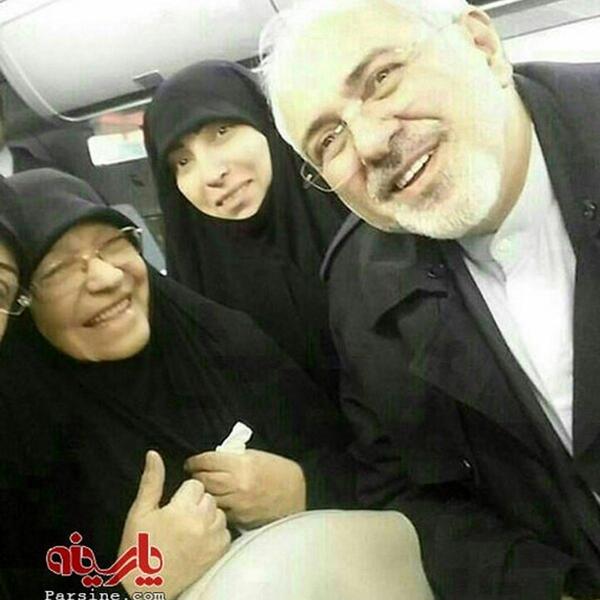 عکس سلفی ظریف
