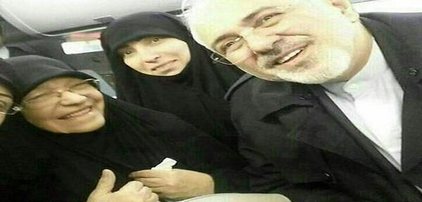 عکس سلفی ظریف