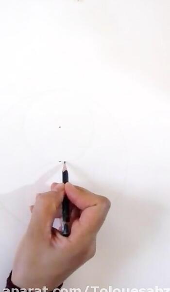عکس نقاشی طرح بته جقه ساده