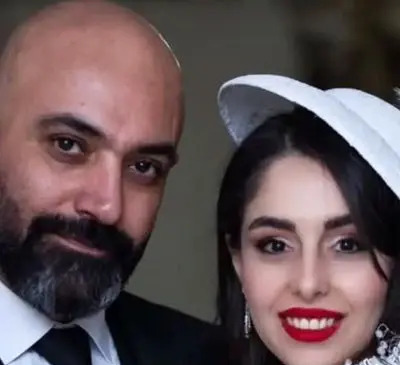 عکس خانوادگی ژاله صامتی و همسرش