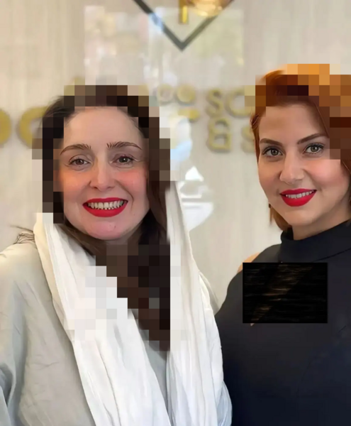 عکس خانوادگی ژاله صامتی و همسرش