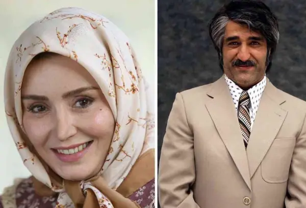 عکس خانوادگی ژاله صامتی و همسرش