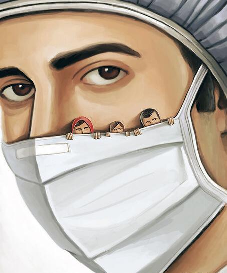عکس دنیای با کرونا و بی کرونا