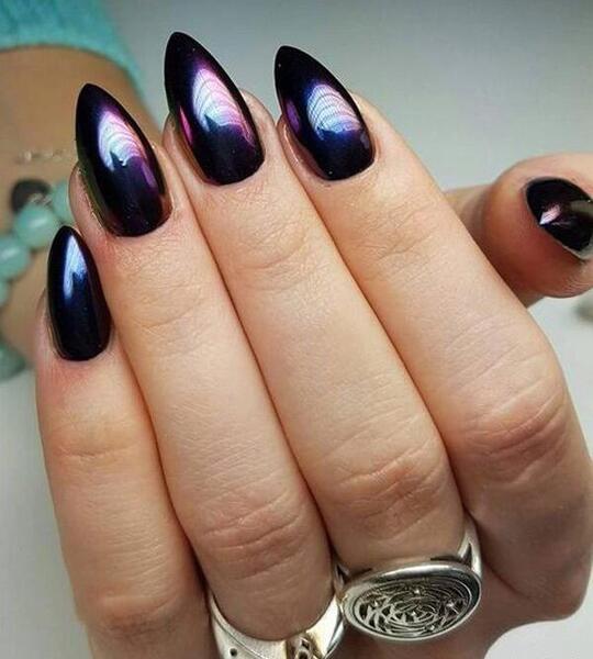 عکس طرح ناخن چشم گربه ای