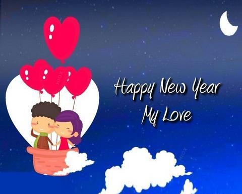 عکس نوشته تبریک سال نو به عشقم