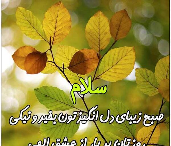 عکسهای صبح بخیر پاییزی