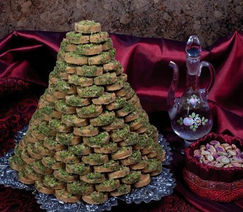 عکس شیرینی حاج خلیفه رهبر یزد