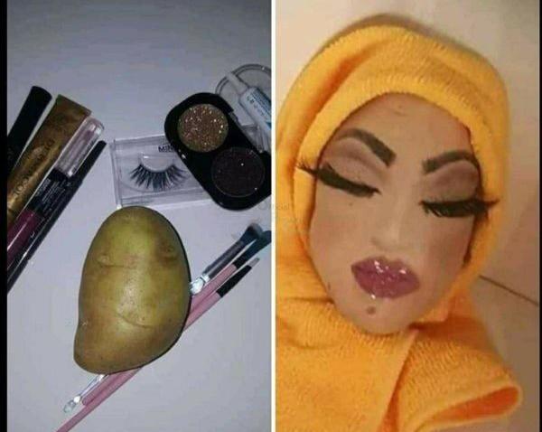 عکس خنده دار آرایش