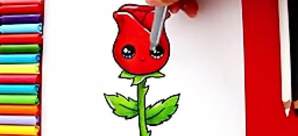 عکس نقاشی گل عروسی