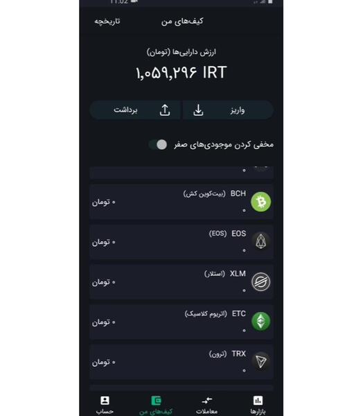 عکس خرید و فروش بیت کوین