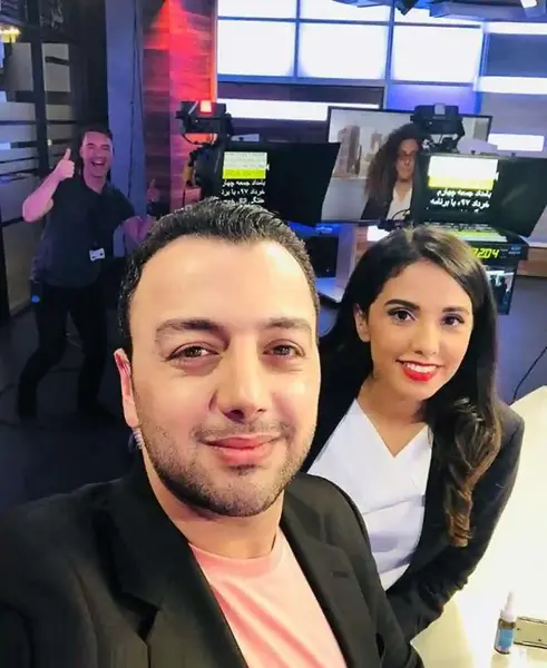 عکس پوریا زراعتی و همسرش