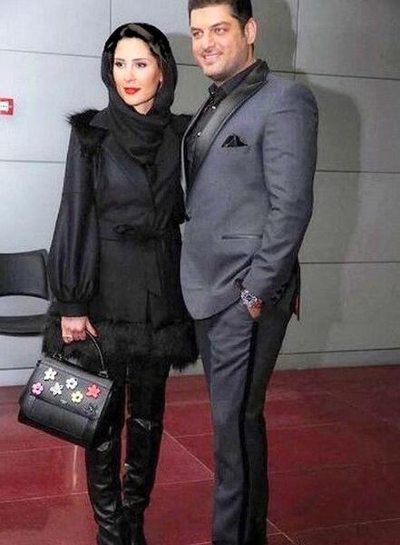 عکس سام درخشانی و مادرش