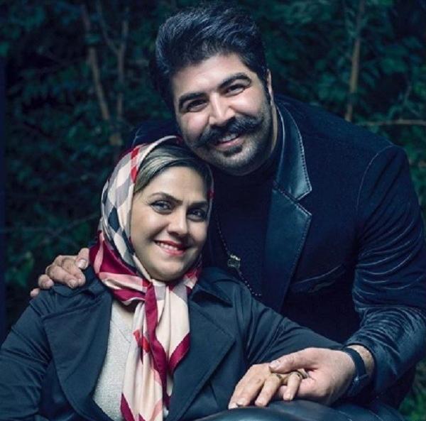 عکس سام درخشانی و مادرش