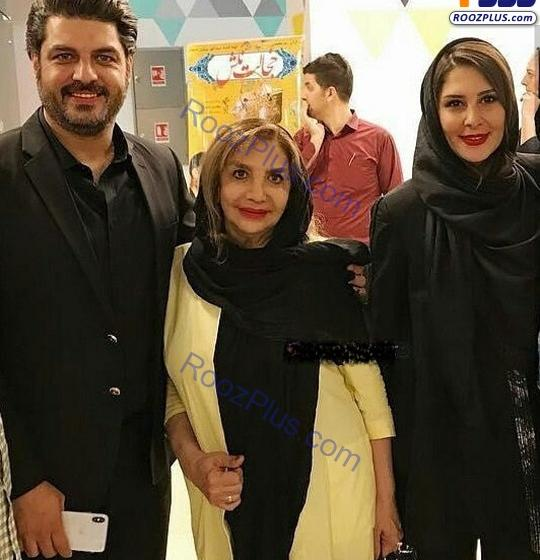 عکس سام درخشانی و مادرش