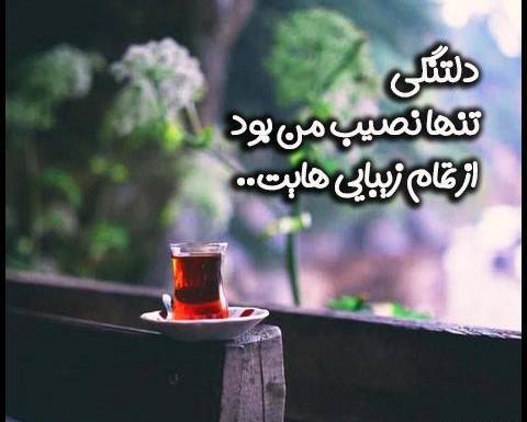 عکس نوشته دلتنگی زبون نفهم