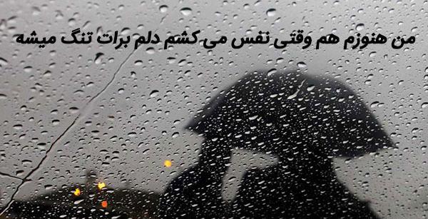 عکس نوشته دلتنگی زبون نفهم