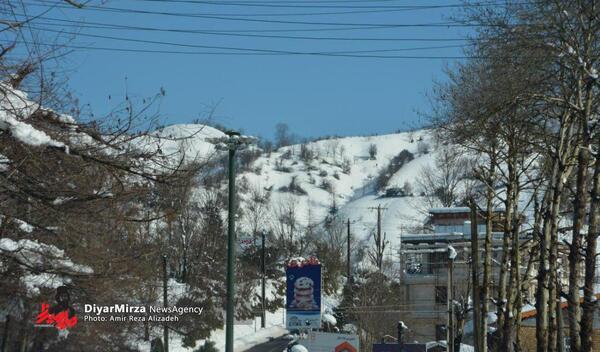 عکسهای برف لاهیجان