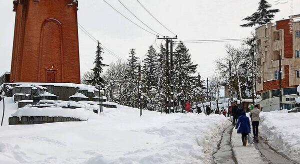 عکسهای برف لاهیجان