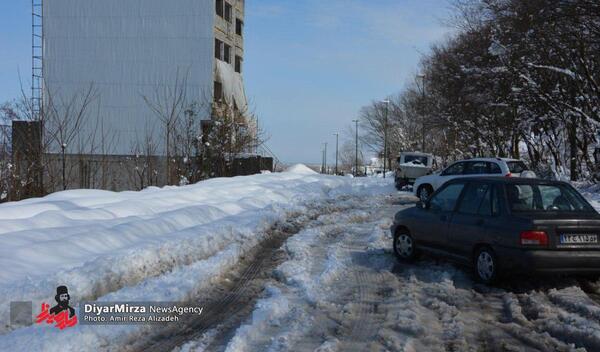 عکسهای برف لاهیجان