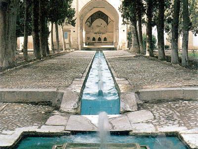 عکس هوایی باغ فین کاشان