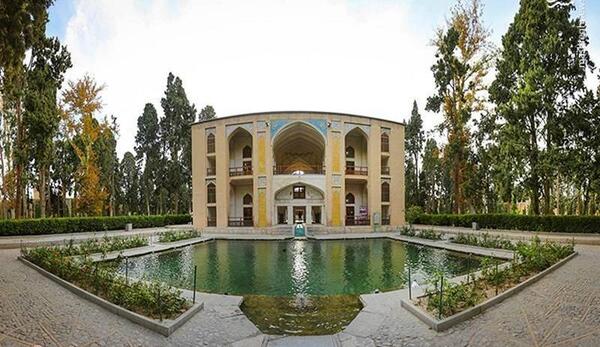عکس هوایی باغ فین کاشان