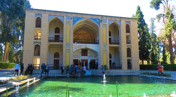 عکس هوایی باغ فین کاشان