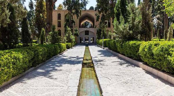 عکس هوایی باغ فین کاشان