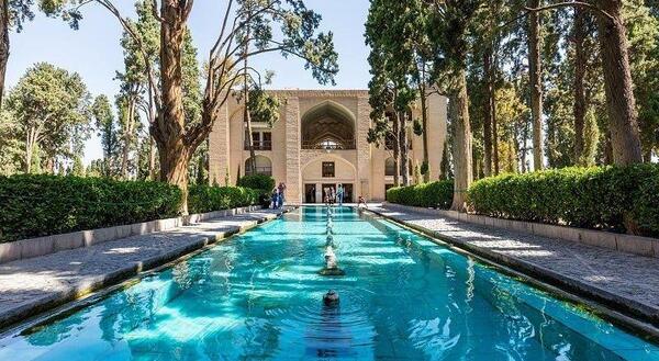 عکس هوایی باغ فین کاشان
