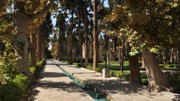 عکس هوایی باغ فین کاشان