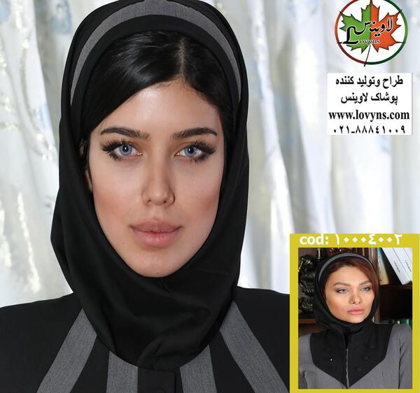 عکس آموزش دوخت مقنعه نقاب دار خانم عمرانی