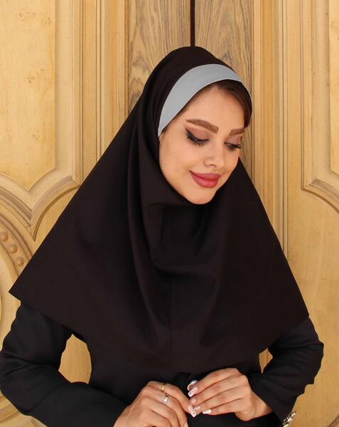 عکس آموزش دوخت مقنعه نقاب دار خانم عمرانی