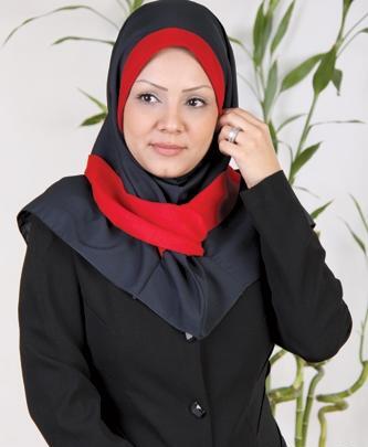 عکس آموزش دوخت مقنعه نقاب دار خانم عمرانی