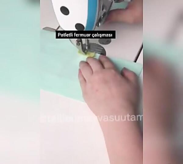 عکس آموزش دوخت مقنعه نقاب دار خانم عمرانی