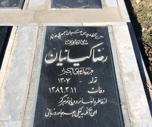 عکس جوانی رضا کیانیان