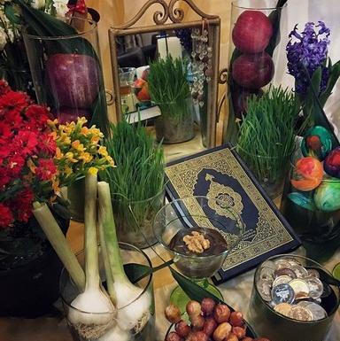عکس طراحی سفره هفت سین