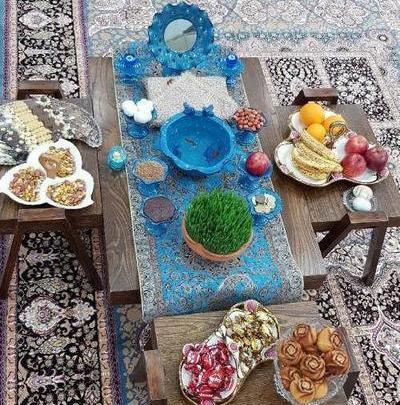 عکس طراحی سفره هفت سین