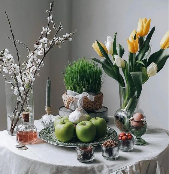 عکس طراحی سفره هفت سین