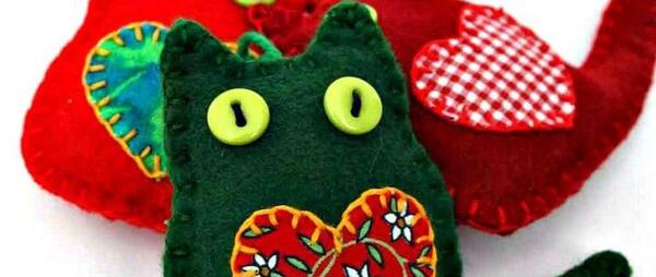 عکس آدم برفی نمدی