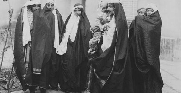 عکس دسته جمعی زنان قاجار