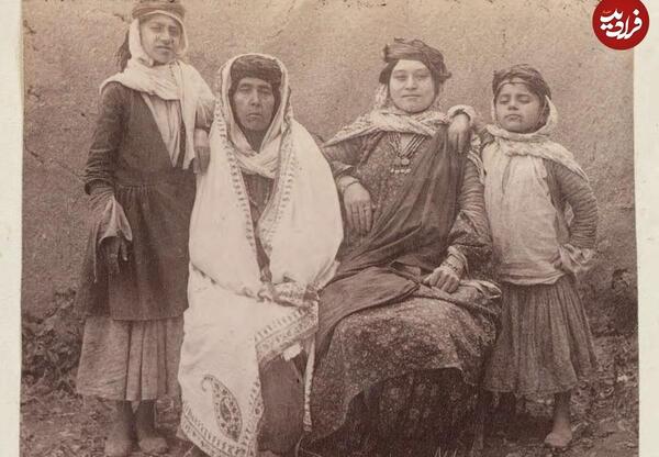 عکس دسته جمعی زنان قاجار