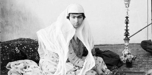 عکس دسته جمعی زنان قاجار