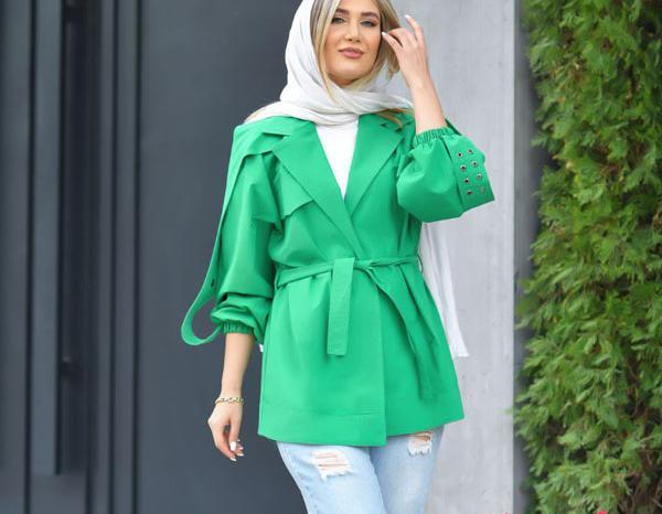 عکس مانتو جلو باز دخترانه کوتاه