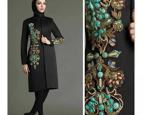 عکس مدل مانتو جدید شیک مجلسی
