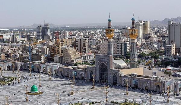 عکس هوایی حرم امام رضا