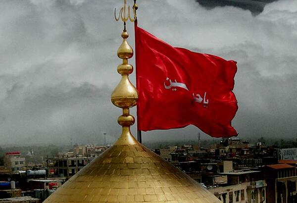 عکس پرچم ضریح امام حسین