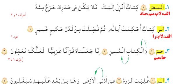 عکس کتاب قران پنجم