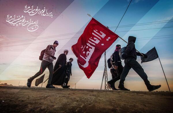 عکس پیاده روی اربعین کودکانه