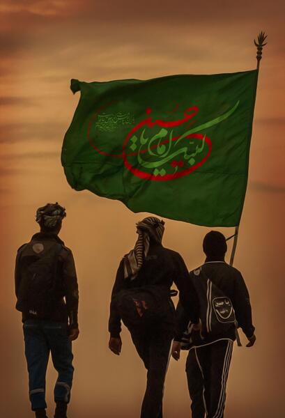 عکس پیاده روی اربعین کودکانه